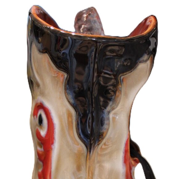 Natures Garden Tabletop Relaxation Fountain Tranquility Cowboy Boot Western - Picture 3 of 14